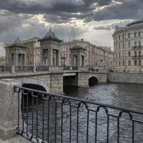 Санкт-Петербург, мост Ломоносова (Чернышев мост).
