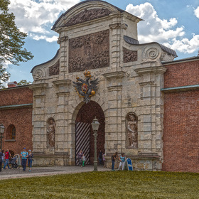 Санкт-Петербург, Петропавловская крепость, Петровские ворота.