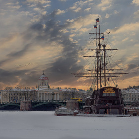 Санкт-Петербург, Зимний вечер