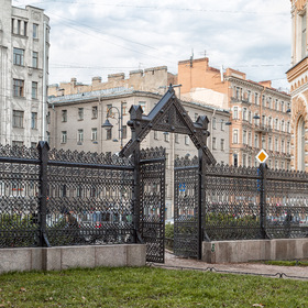 Санкт-Петербург, Лиговский проспект, ограда Сангальского сада